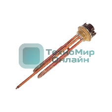 Нагревательный элемент для бойлера Rexant ТЭН, RCT-2500 Вт, фланец М6, 42 мм, с терморегулятором 70 градусов и уплотнительным кольцом