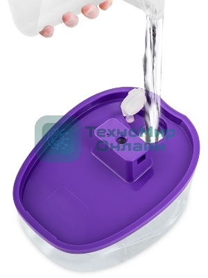 Отпариватель ручной Kitfort КТ-989 1630Вт фиолетовый/белый