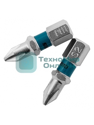 Набор бит Gross 11349 РН1x25, сталь S2, 2 шт