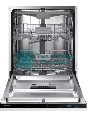Встраиваемая посудомоечная машина Samsung DW60M6050BB/WT, ширина 60 см, 14 комплектов посуды, сенсорное управление, 7 программ, аква-стоп, датчик протечки