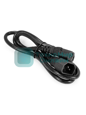 Кабель питания ExeGate Power EC-1P (C13->C14, VDE-250V-3*1.0мм2, медь, черный, 16A, 1 м)