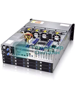 Серверный корпус 4U 36bay chassis,Expander backplane rear 2*2.5