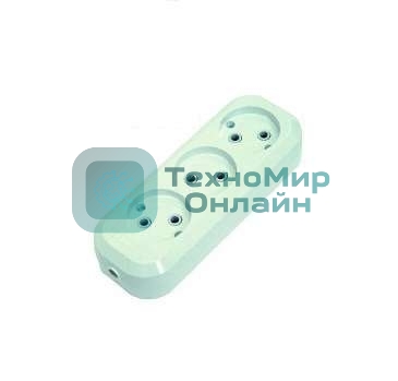 Колодка удлинителя Makel 3 гнезда без заземления
