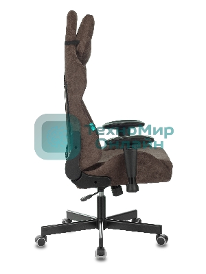 Кресло Бюрократ VIKING KNIGHT LT10 FABRIC коричневый, ткань, 120 кг, механизм качания