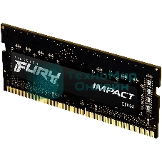 Оперативная память Kingston Fury Impact, DDR4, 8GB (1x8GB), 3200MHz, CL20, SO-DIMM