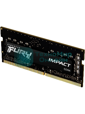 Оперативная память Kingston Fury Impact, DDR4, 8GB (1x8GB), 3200MHz, CL20, SO-DIMM