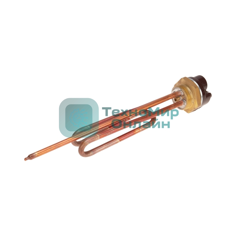 Нагревательный элемент для бойлера Rexant ТЭН, RCT-2500 Вт, фланец М6, 42 мм, с терморегулятором 70 градусов и уплотнительным кольцом