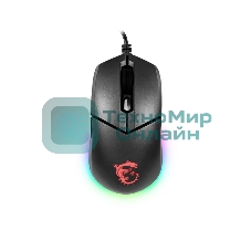Мышь проводная MSI Clutch GM11 черный, 5000 dpi, USB, кнопки - 6