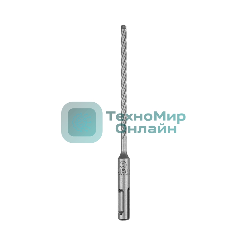 Бур по бетону Kranz SUPER 5x160 мм, профессиональный, цельная крестовая пластина, SDS PLUS