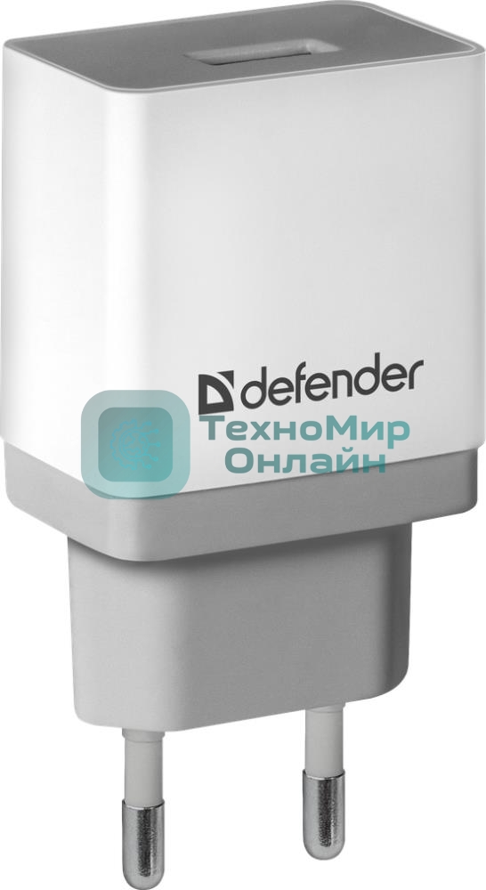 Сетевой адаптер питания Defender 1xUSB, 5V/2.1А, белый (UPA-21)