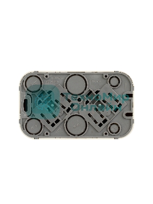 Блок розеток Quteo с предварительным подключением 2x2К+З без шторок, 16A, 250 В, IP 20, Слон. кость