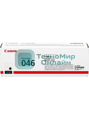 Картридж лазерный Canon 046Bk черный для i-SENSYS MF732/734/735, LBP653/654 2200 стр.