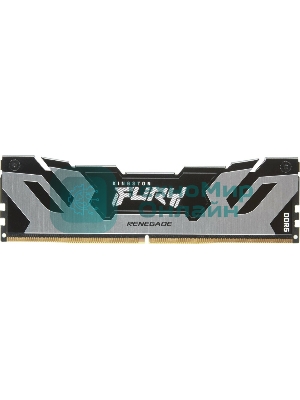 Оперативная память Kingston Fury Renegade, DDR5, 48Gb (1x48GB), 6000MHz, CL32, DIMM, с радиатором, серебристый