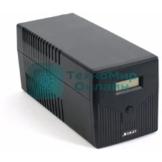 Источник бесперебойного питания SKAT-UPS 1000/600 220В 600Вт 2 АКБ 7А.ч внутр. меандр. стабилизация напряжения Бастион 456