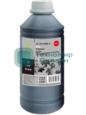 Чернила Cactus CS-I-PFI107BK-1L PFI-107 черный 1000мл для Canon imageProGRAF iPF670/680/685/770/780/785