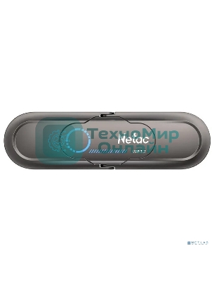 Флешка USB Netac US9 (NT03US9C-256G-32TA), 256Gb, USB 3.2 Gen2 Type-A/USB Type-C, R/W 1000/900, серебристый