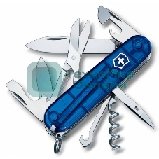 Нож перочинный Victorinox Climber (1.3703.T2) 91мм 14функций синий полупрозрачный карт.коробка