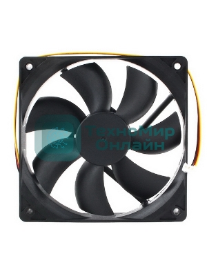 Вентилятор для корпуса Gembird D12025HM-3 черный 120мм 2000rpm 30db 3-pin
