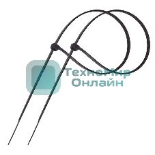 Хомут кабельный PROconnect 100х2.5 нейл. черный (уп. 100 шт)
