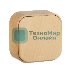 Электроустановочные изделия Legrand Legrand 782264 Переключатель 10A одноклавишный (Дерево)