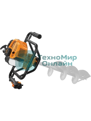 Мотобур Carver AG-152/000 бытовой 2-х такт. 1400Вт 1.9л.с. 52см3 277об/мин