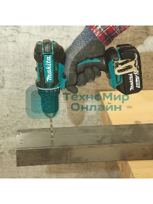 Дрель-шуруповерт Makita DDF482Z ак, 18В,Li-ion,БЗП-13мм,0-600\0-1900об\м,62\36Нм,1.7кг,кор,бок рук,б\акк и з\у