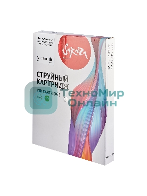 Контейнер с чернилами Sakura C13T01D100 (T01D1 BK) для Epson, черный, 50000 к., 860 мл.