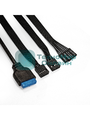 Компьютерный корпус Miditower ExeGate EVO-8243-EVO800 (ATX, БП EVO800RGb с вент. 12 см, 2хUSB+1хUSB 3.0, черный, 3 вент. с RGb подсветкой, боковая панель - закаленное стекло)