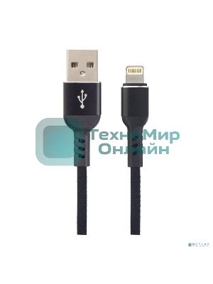Кабель PERFEO для iPhone, USB - 8 PIN (Lightning), черный, 1 м, бокс (I4316)