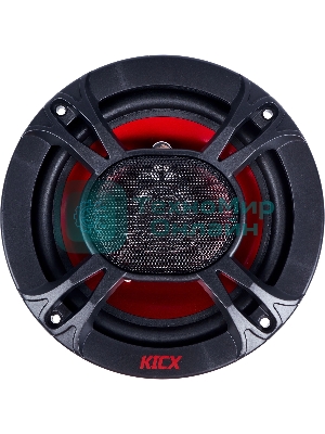 Колонки автомобильные Kicx SP 165, 130Вт, 90дБ, 4Ом, 16.5 см, (6 1/2 дюйм) (ком.: 2 кол.)