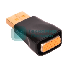 Переходник DisplayPort - VGA Cablexpert A-DPM-VGAF-01, 20M/15F, пакет