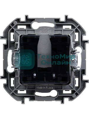 Вывод кабеля с зажимом для крепления Inspiria белый