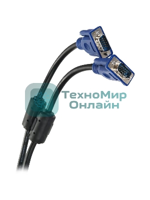 Кабель соединительный SVGA (15M/M) 10m 2 фильтра TV-COM