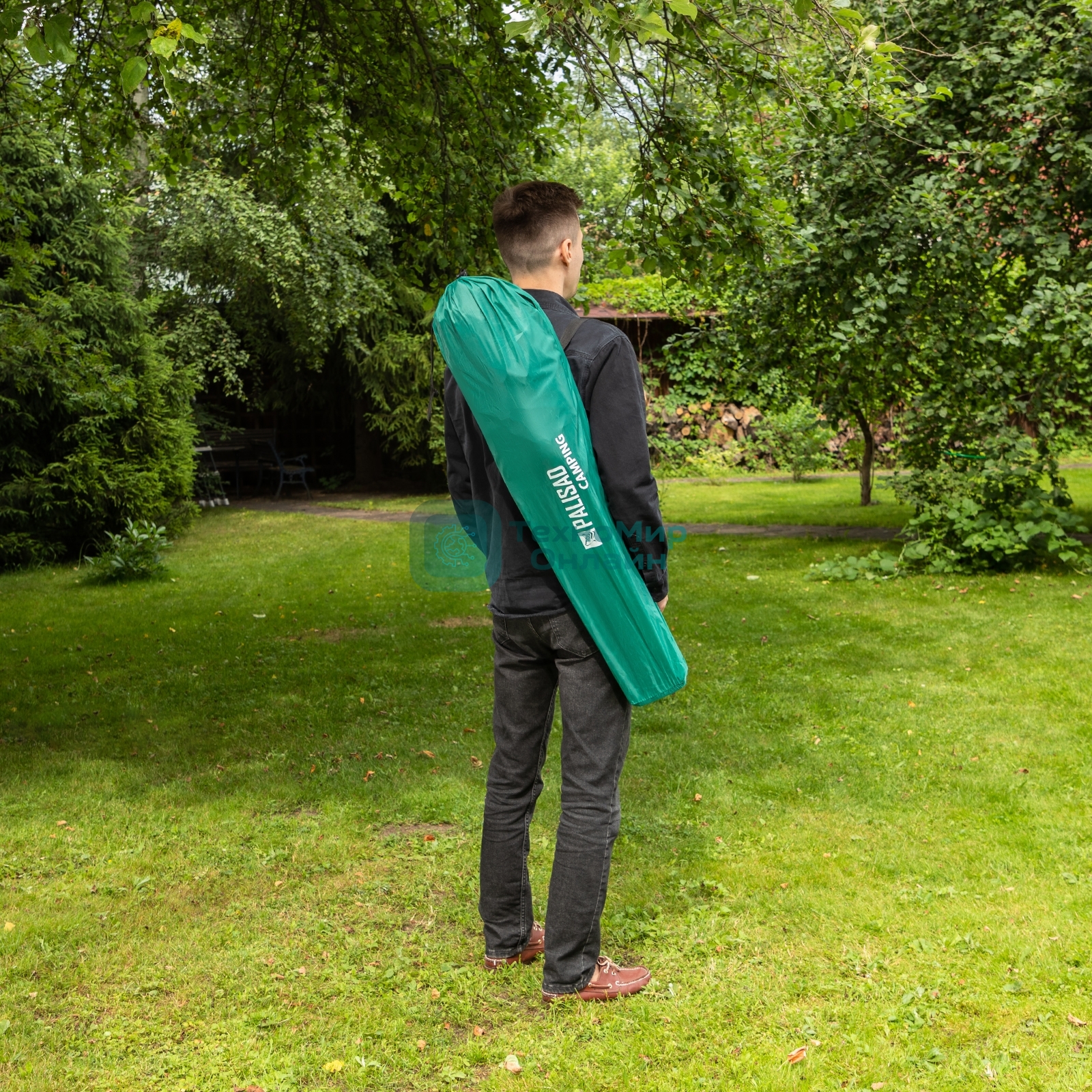 Кресло складное Palisad Camping с подлокотниками и подстаканником 60x60x110/92 см