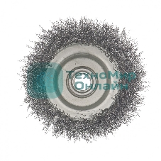 Щетка для УШМ Сибртех 100 мм М14, чашка, витая проволока 0,3 мм