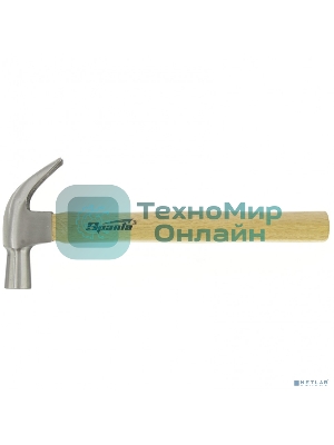 Молоток-гвоздодер Sparta 450 г боек 27 мм деревянная рукоятка
