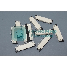 Разъем FPC Half Coverage Bottom Contact 1.0K-BX-16PWB 16 pin высота 2мм шаг 1мм 10 шт