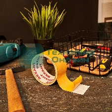 Двухсторонний скотч Rexant, полипропиленовая основа, 48 мм, ролик 5 м