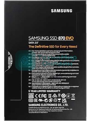 Накопитель SSD Samsung 4Tb 870 EVO, V-NAND, 2.5