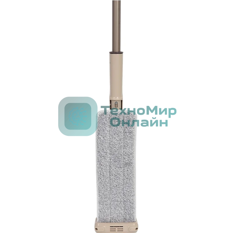 Швабра для пола с механизмом отжатия и насадкой из микрофибры WRING