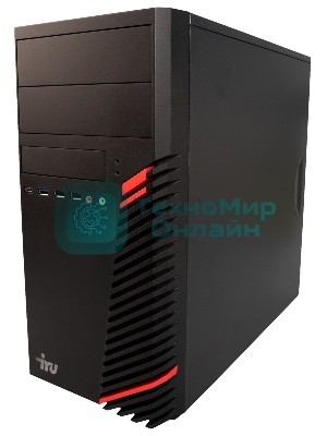 Компьютер IRU Corp 312 MT PG G6405 (4.1) 4Gb 4Tb+500Gb UHDG 610 Free DOS GbitEth 400W черный