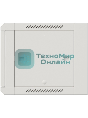 Шкаф коммутационный NTSS Премиум (NTSS-W9U6045GS-2) настенный 9U 600x450 мм пер. дв. стекл 60 кг серый IP20 сталь
