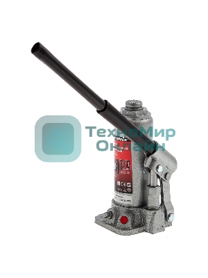 Домкрат Matrix бутылочный 3т h подъема 194–372мм в пласт. кейсе