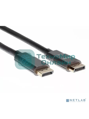 Кабель соединительный DisplayPort v1.4, 8K@60Hz, 1.5m iOpen (Aopen/Qust) ACG633-1.5M