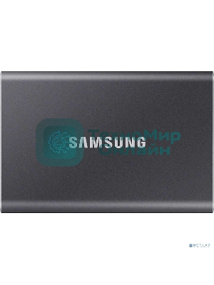 Внешний SSD Samsung T7, 1TB, USB 3.2 Gen 2 Type-C, R/W 1050/1000, серый