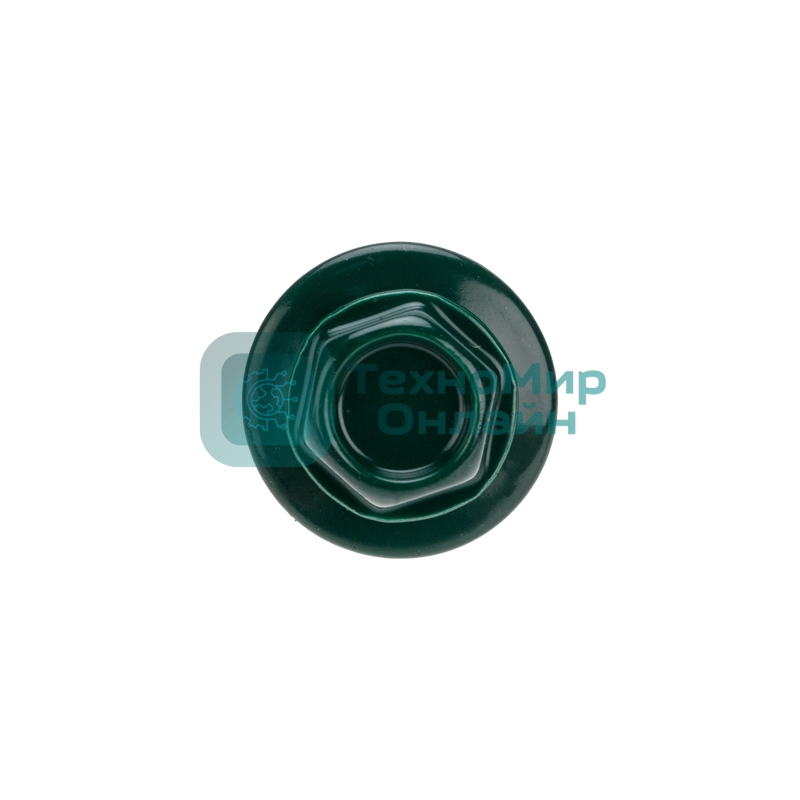 Саморез кровельный Kranz 4,8х19мм, окрашенный RAL 6005, короб (250 шт/уп)