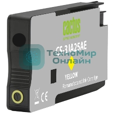 Картридж струйный Cactus CS-3JA25AE 963 желтый пигментный (11 мл) для HP OfficeJet 9010/9012/9013/9014/9015/9016/9019/9020/9025
