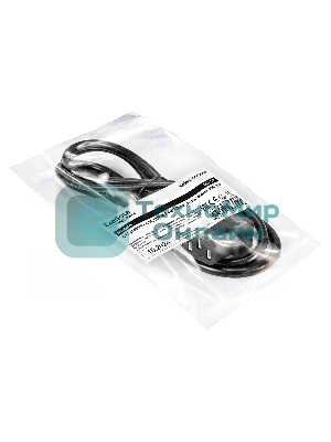 Кабель питания ExeGate Power EC-1P (C13 угловой->C14, VDE-250V-3*1.0мм2, медь, черный, 16A, 1 м)