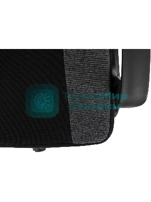 Кресло Zombie Carry черный/серый, экокожа, подголовник