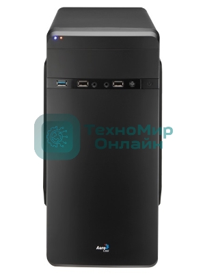 Компьютерный корпус Aerocool/Formula Qs-180 черный без БП mATX 1x80мм 2xUSB 2.0 1xUSB 3.0 audio